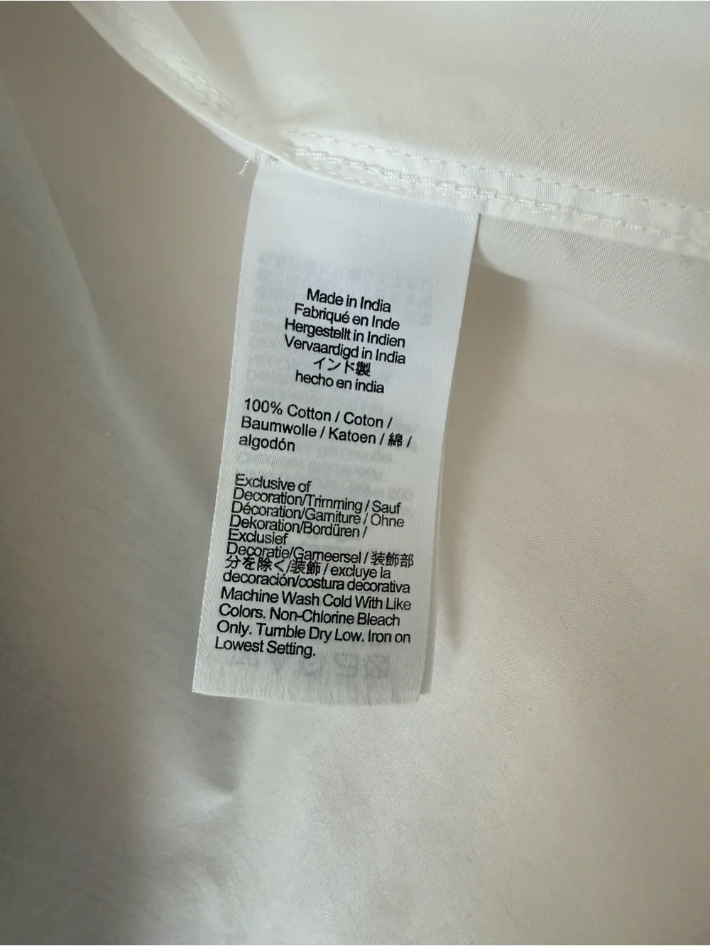 J. Crew White Button-Up Shirt with feminine Lace Collar  100%cotton